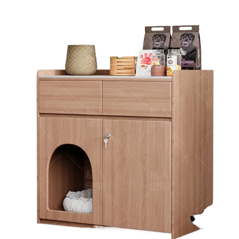 Outdoor all-aluminum alloy pet cabinet, waterproof and sunscreen kennel locker