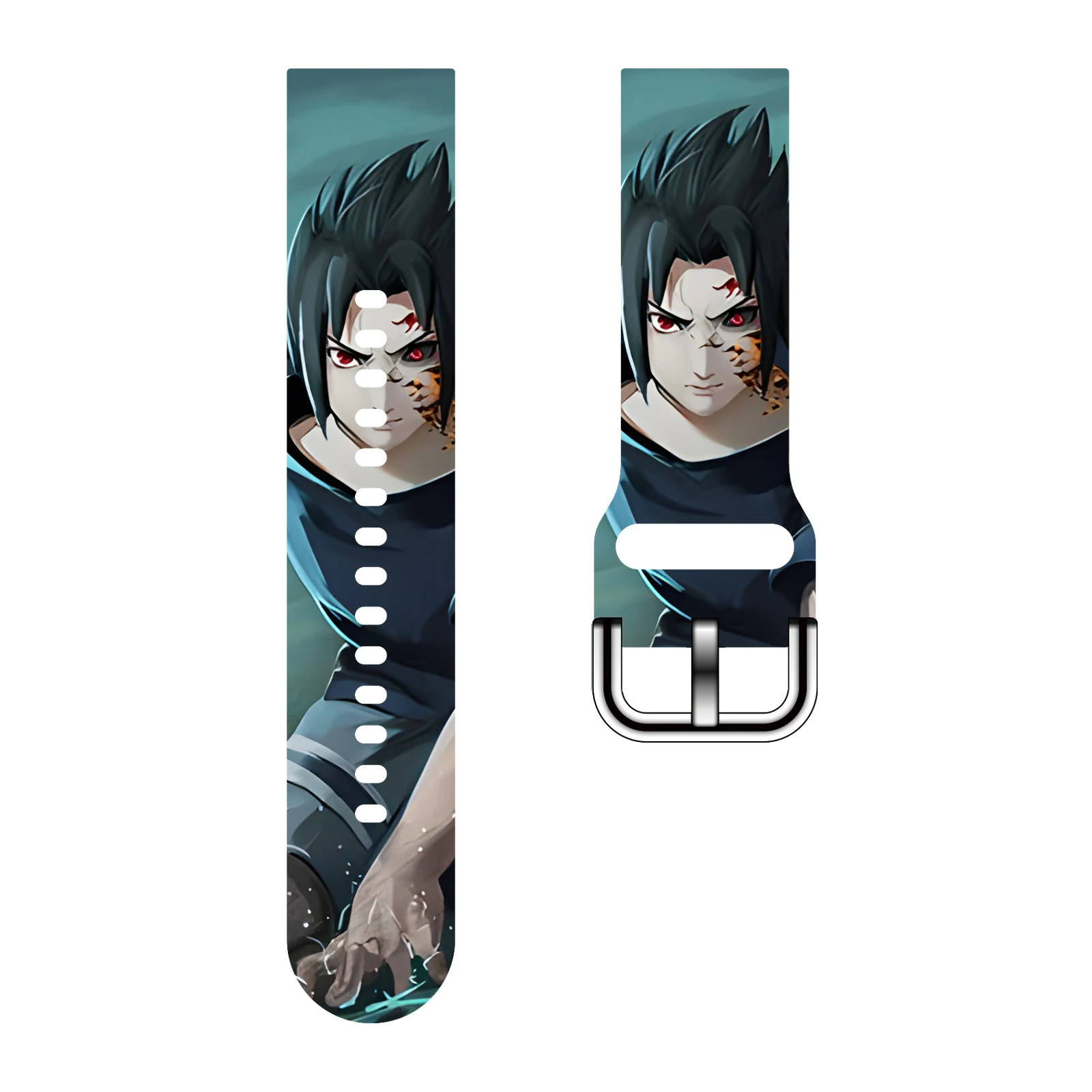 

20mm Naruto Series Printed Strap for Samsung Galaxy Watch 7/6/5 40mm 44mm Band Replaceable Bracelet 22mm for Xiaomi Amazfit Band