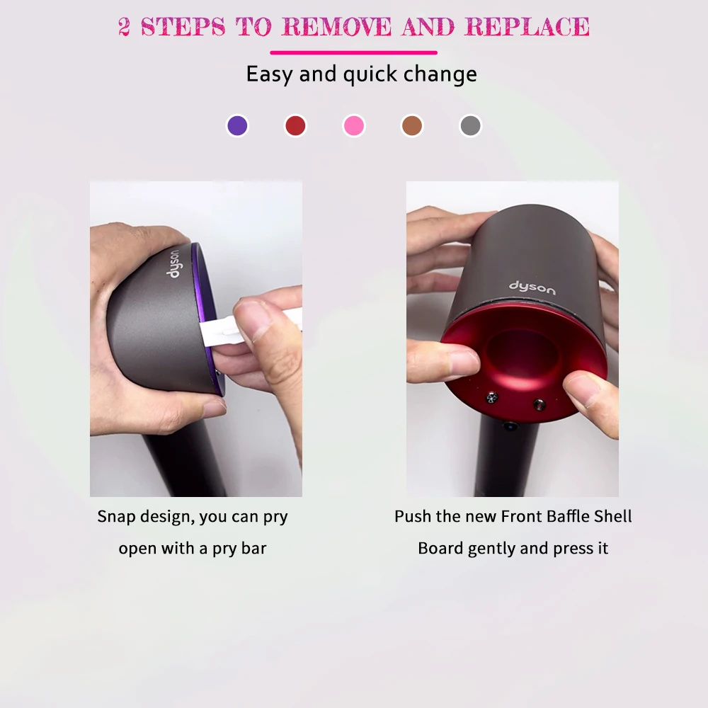 الجبهة يربك شل مجلس جزء ل دايسون مجفف الشعر ملحق غطاء علبة HD01 HD02 HD03 HD07 HD08 إصلاح جزء