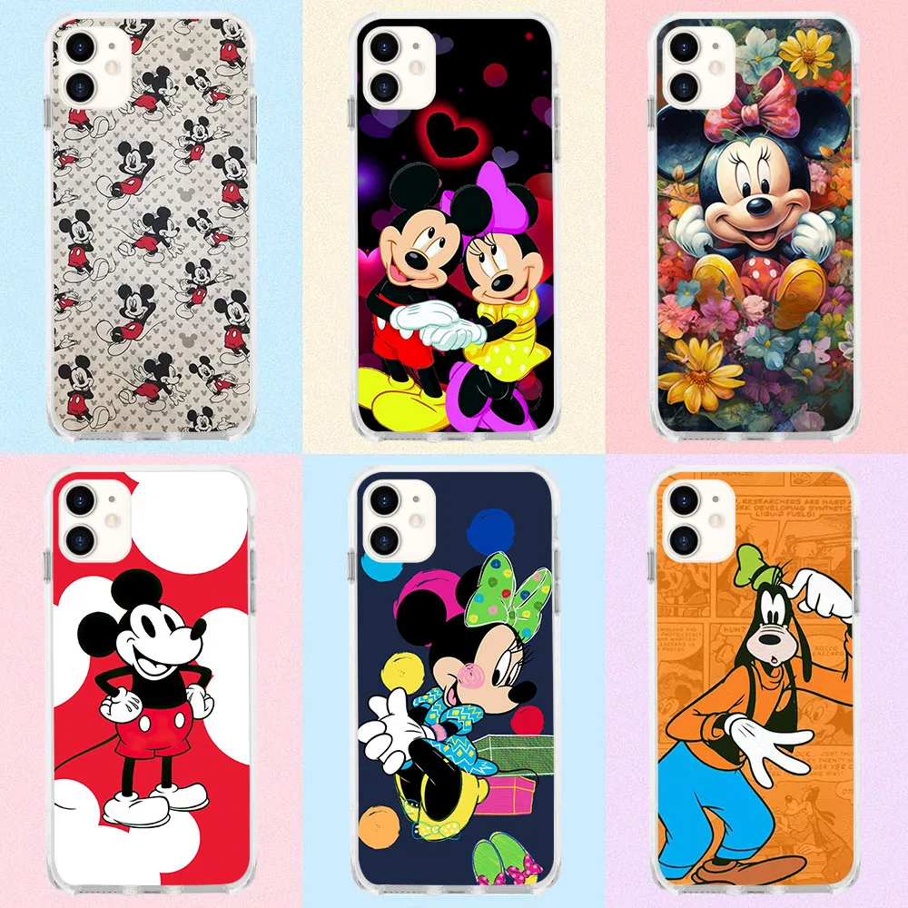 IT-49 Mickey Minnie mouse Soft Case for Infinix Hot Smart Note Zero 8 8i S5 4 4C 6 X NEO 20i 20 12 G96 Pro Lite