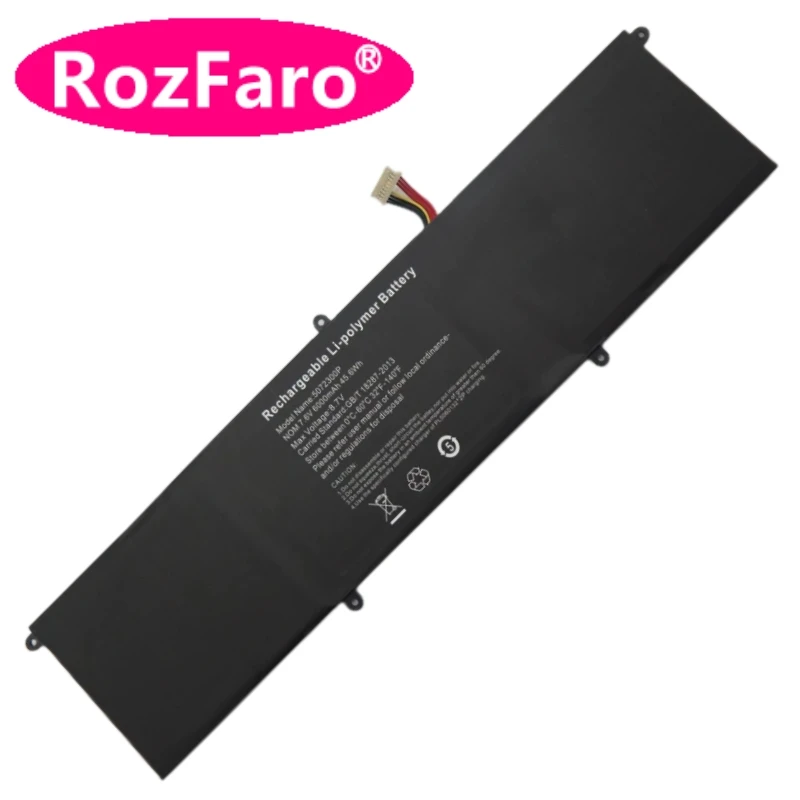 RozFaro 5072300P Laptop Battery 7.6V 45.6Wh 6000mAh For XueXing K14 K14A K14D Notebook