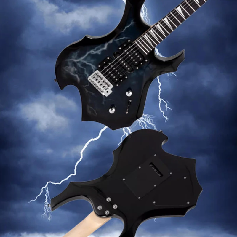 Beginner Electric Guitar Adult Kid Universal Guitars Entry-level Practice Electric Guitars Connect Speakers String Instrument