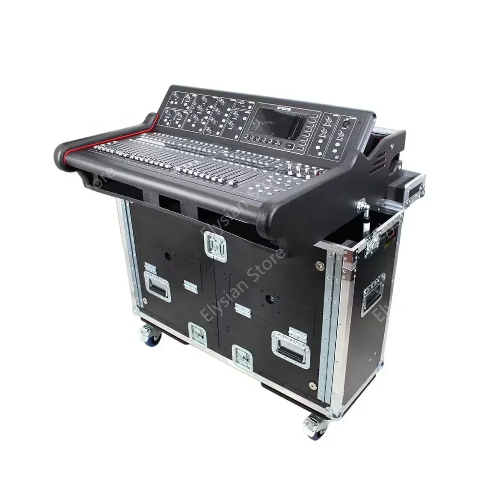 

Customized Midas M32 Live Digital Mixer Hydraulic Flight Case With Wheels Portable Mobile Stage Equipment