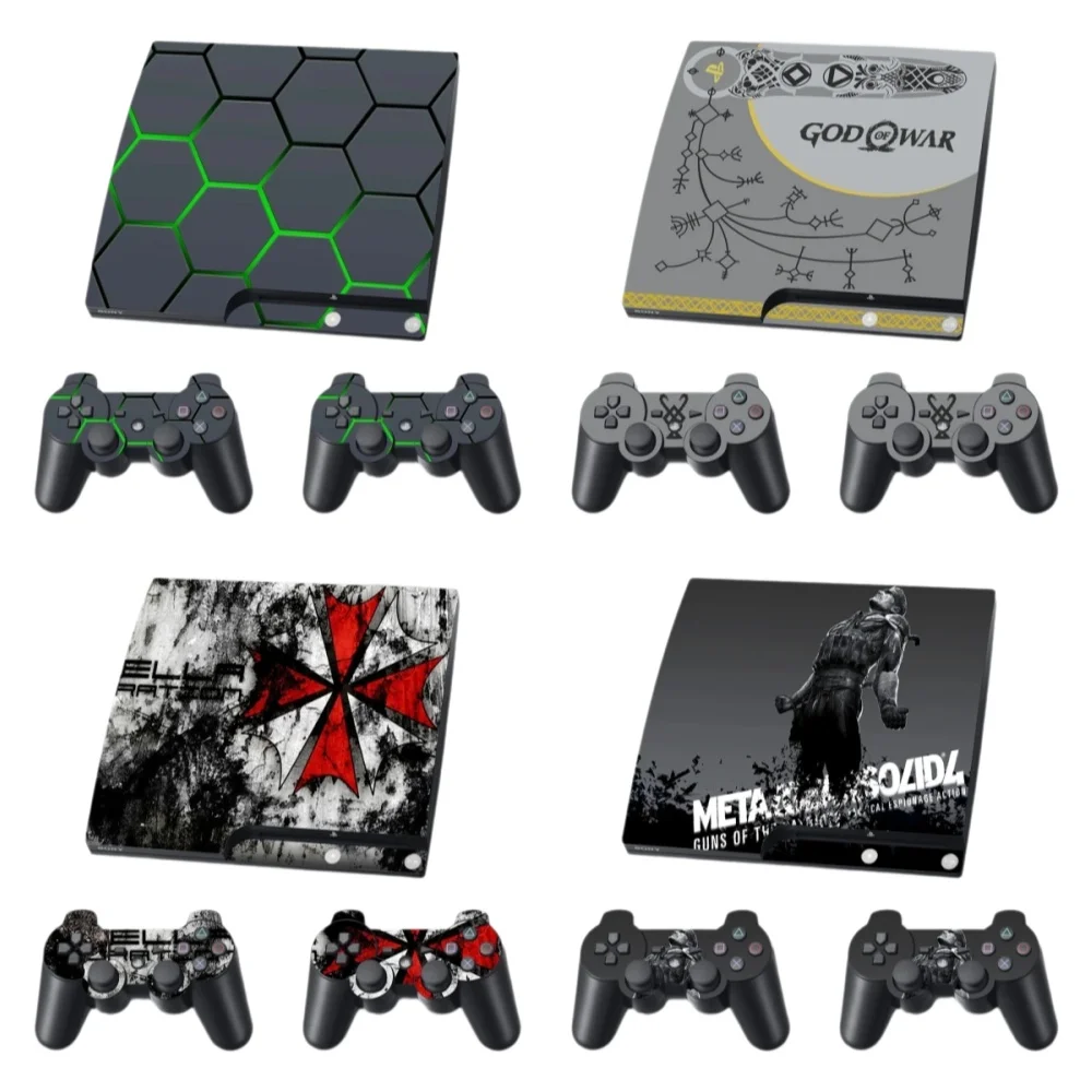 Naklejka/Skórka z Własnym Projektem na Konsolę PS3 Slim i Kontrolery, Naklejki/Skórki Winylowe na PS3 Slim — zdjęcie produktu 7