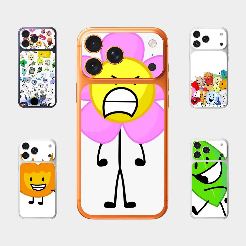 

B-Battle for Dream Island Plain Decal Skin for iPhone17 Pro Max Mini Back Film Cover Wrap Screen Protector Anti-scratch Sticker