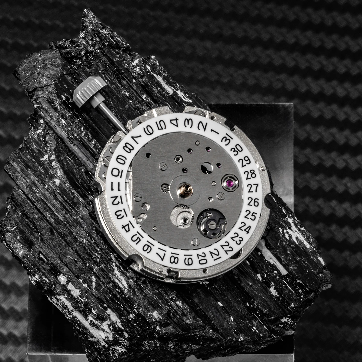 Japan 8215 Movement Automatic Winding Replace Mechanism 21 Jewels High-precision Tool Parts Date At 3.0 6.0 O'clock Mechanism - view 2
