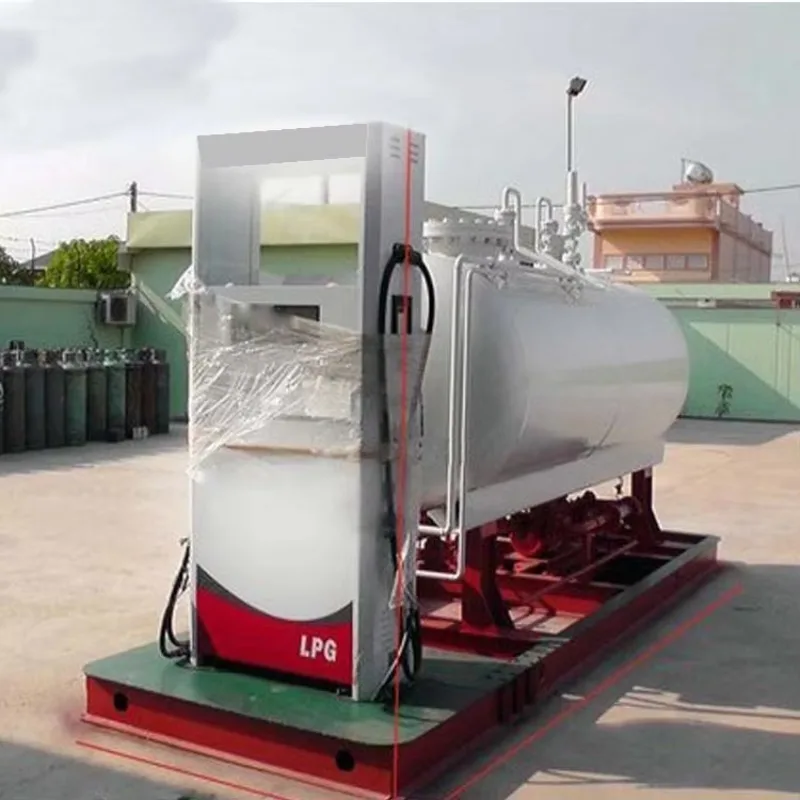 China manufactures 10,000 liters of 10 cubic meters of liquefied petroleum gas non-slip cooking gas stations for sale in the Nig