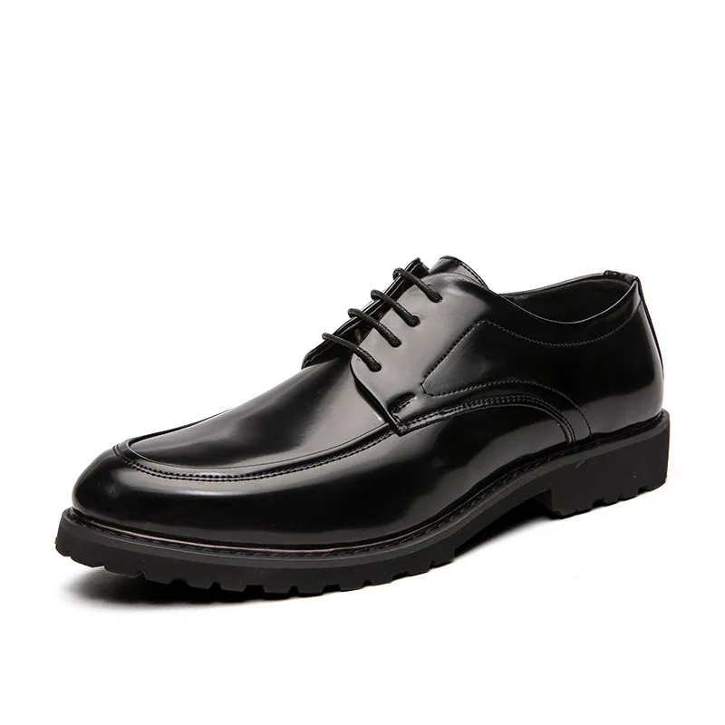 Four Seasons of New Men's Business Formal Leather Shoes Korean Version of The Trend of Breathable Office Casual Shoes D5107