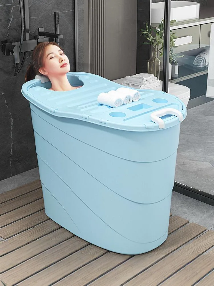 

Bath Tub Insulation Kit Adult Full-Body Soaking Tub Thickened Plastic Bath Barrel Seat available
