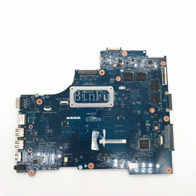 CN-08MDVW 08MDVW 8MDVW Mainboard For Dell Latitude 15 3540 ZAL00 LA-A491P Laptop Motherboard SR1EF I5-4210U CPU 100%Full Tested