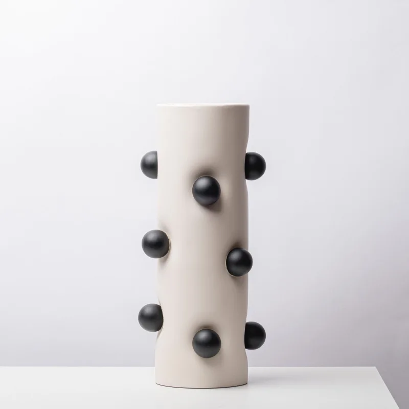 Creative Resin Vase Geometric Ball Vase Floral Arrangement Accessories Terrarium Flower Vase Pot Home Decoration Accessories