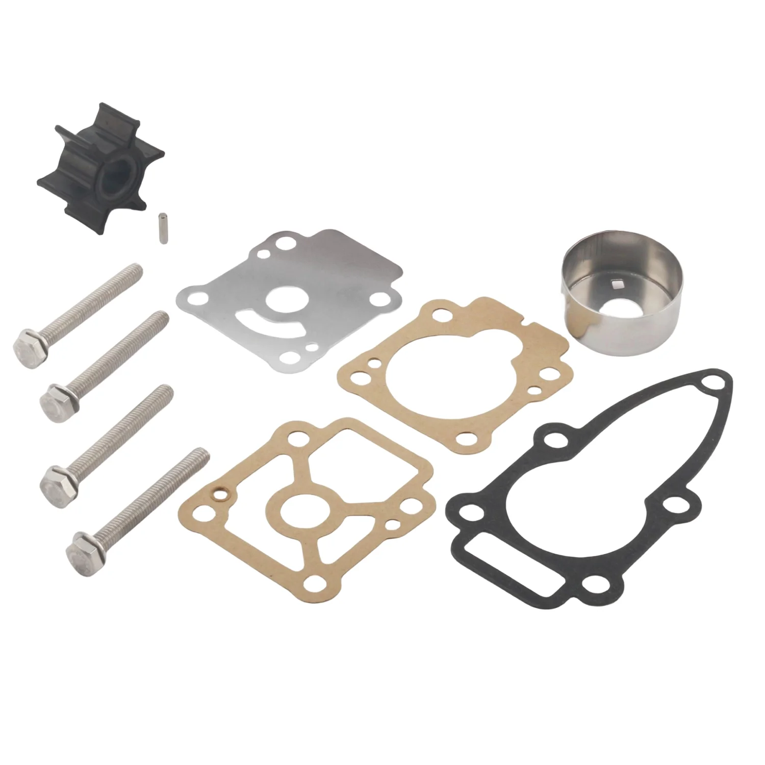 

47- 803748Q01 803748K01 803750A03 Sea Water Pump Service Impeller Kit for Mercury Mariner 8HP 9.9HP Boat Motor Outboard Engine