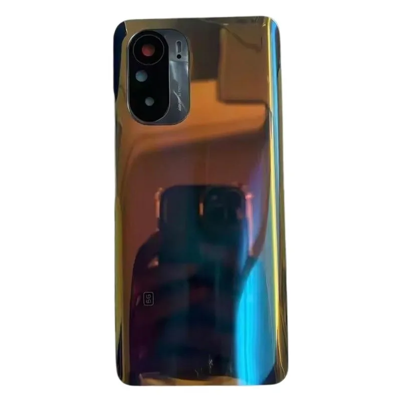 Glass Rear Door Case Battery Back Housing Cover with Camera Lens for Xiaomi POCO F3 5G