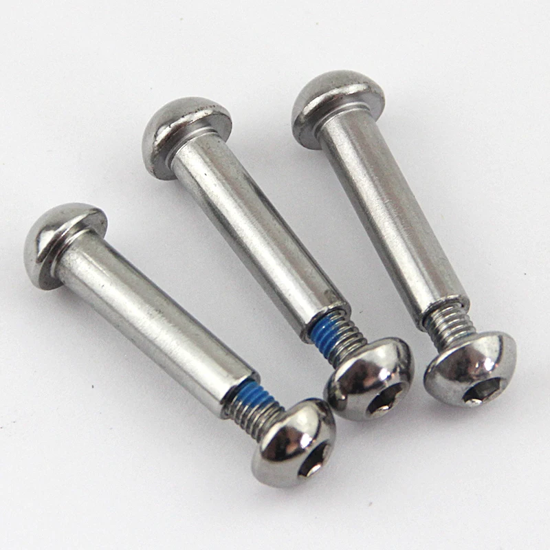 Manufacturer wholesales wheelchair caster axles, mother-and-son locks, screws, staples, and rivets, customizable