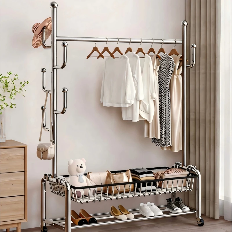 xx-Wall Clothes Stand Rack Vintage Entrance Hallway Clothes Stand Storage Hotel Mueble Recibidor De Entrada Room Furniture*