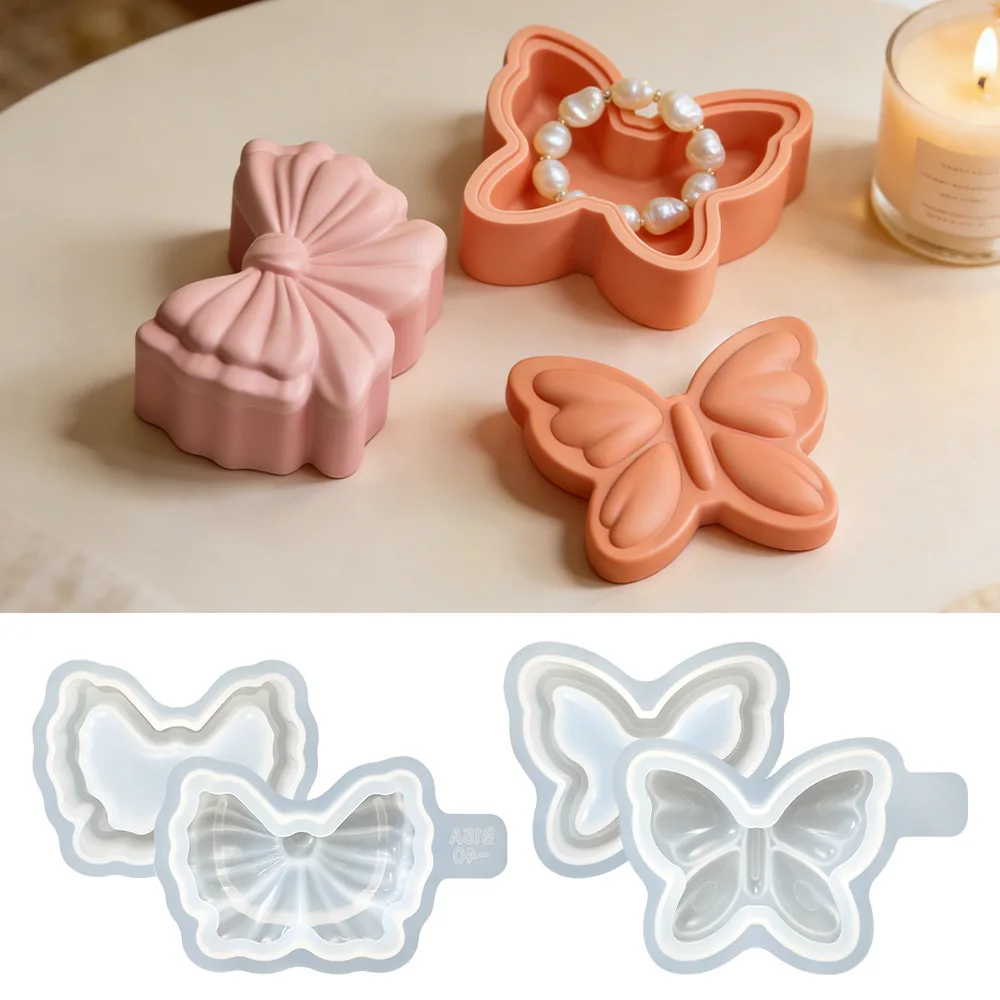 

Силиконовая форма для хранения бантиков, 3D-форма для лент и подсвечников, для изготовления органайзеров из гипса и смолы, украшений, домашнего декора, рукоделия