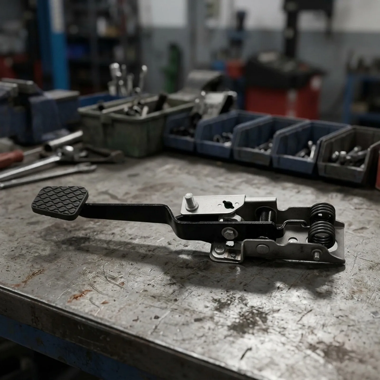 Replacement Kit Clutch Pedal Includes Mounting Hardware Metal Construction Black Finish Replacement Installation