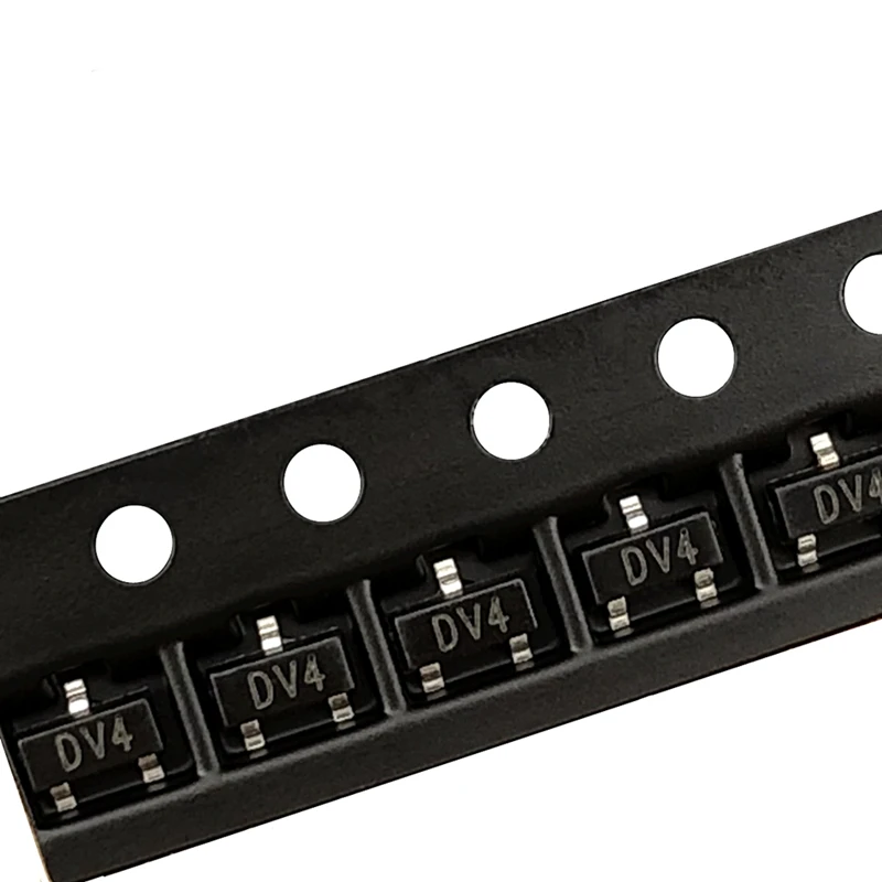 (100 pces) 2sd596 sot-23 smd triode de cristal (marcação dv4) d596 sot23