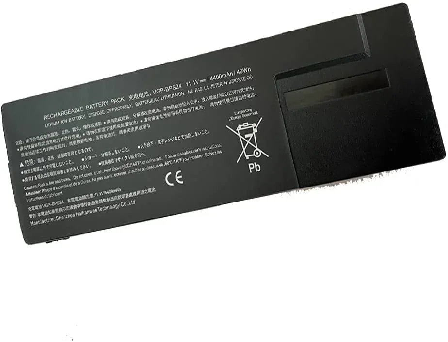 YXKC BPS24 11.1V 4400Mah Laptop Battery for Sony Vaio Laptop Battery VGP-BPL24 VGP-BPS24 VGP-BPSC24 batteries series