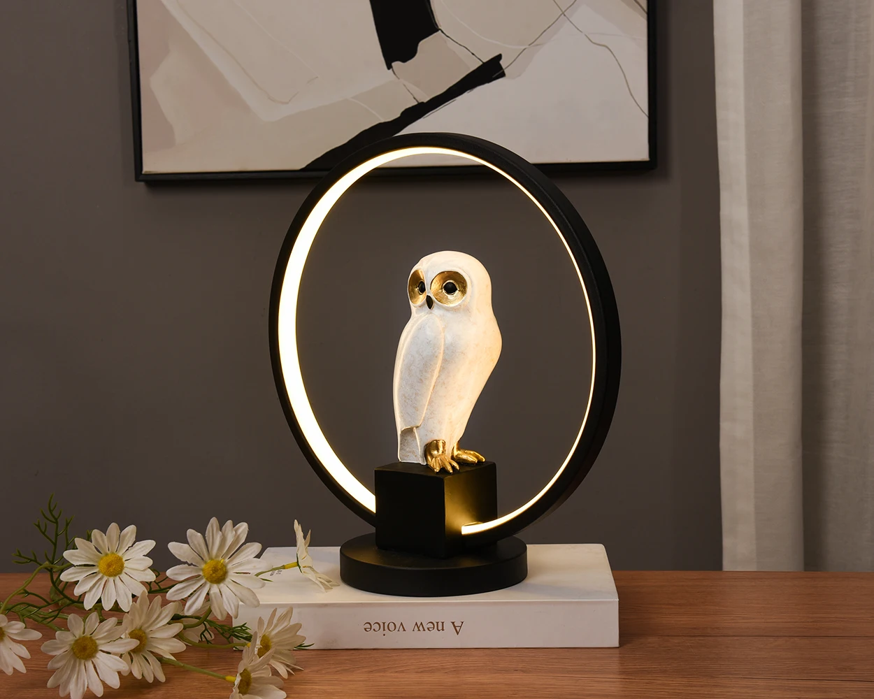 New Custom Creative 3D Animal Table Lamp Light Emitting Diode Christmas Children's Room Decoration