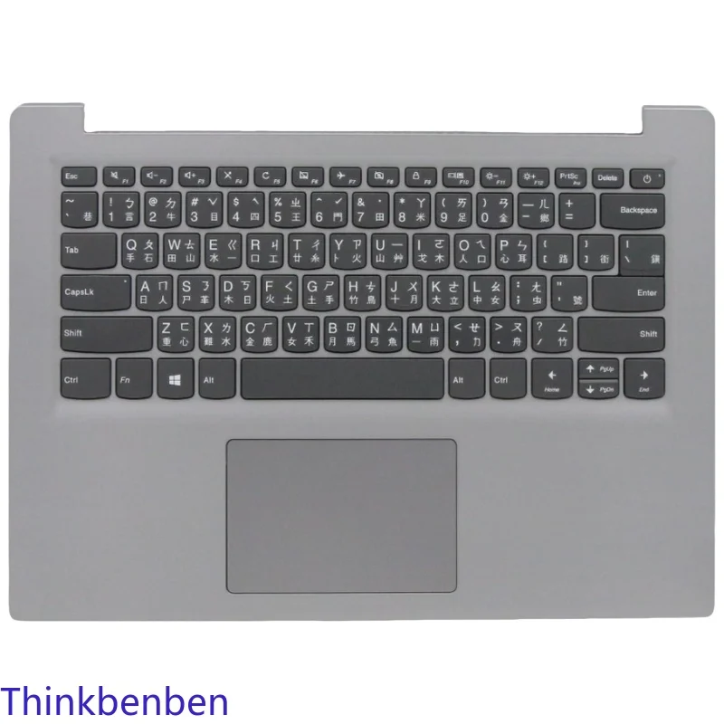 

TW Traditional Keyboard Grey Upper Case Palmrest Shell Cover For Lenovo S145 14 IWL 14AST 14API 14IGM 14IKB 14IIL 5CB0S17120