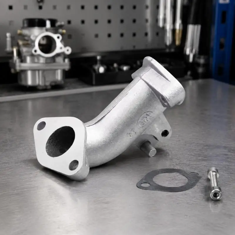 Metal Carburetor Manifold with Flanges Threaded Mounting for C50 C70 C90 AA01 New