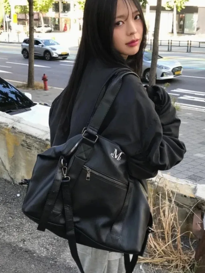 

Mamyo 2025 New Large Capacity Travel Bag Casual Fashionable Single Shoulder Slant Bag Leisure Trendy Crossbody Bag for Travel