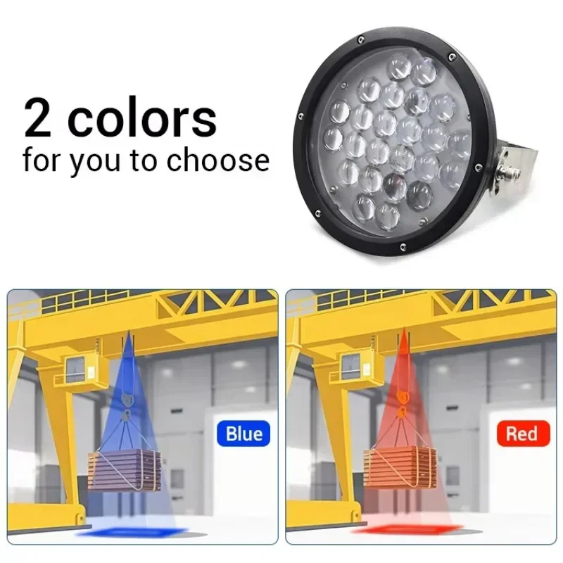 Toptree Workplace Warehouse Safety Light 9inch 7inch LED Crane And Lift Truck Safety Lights