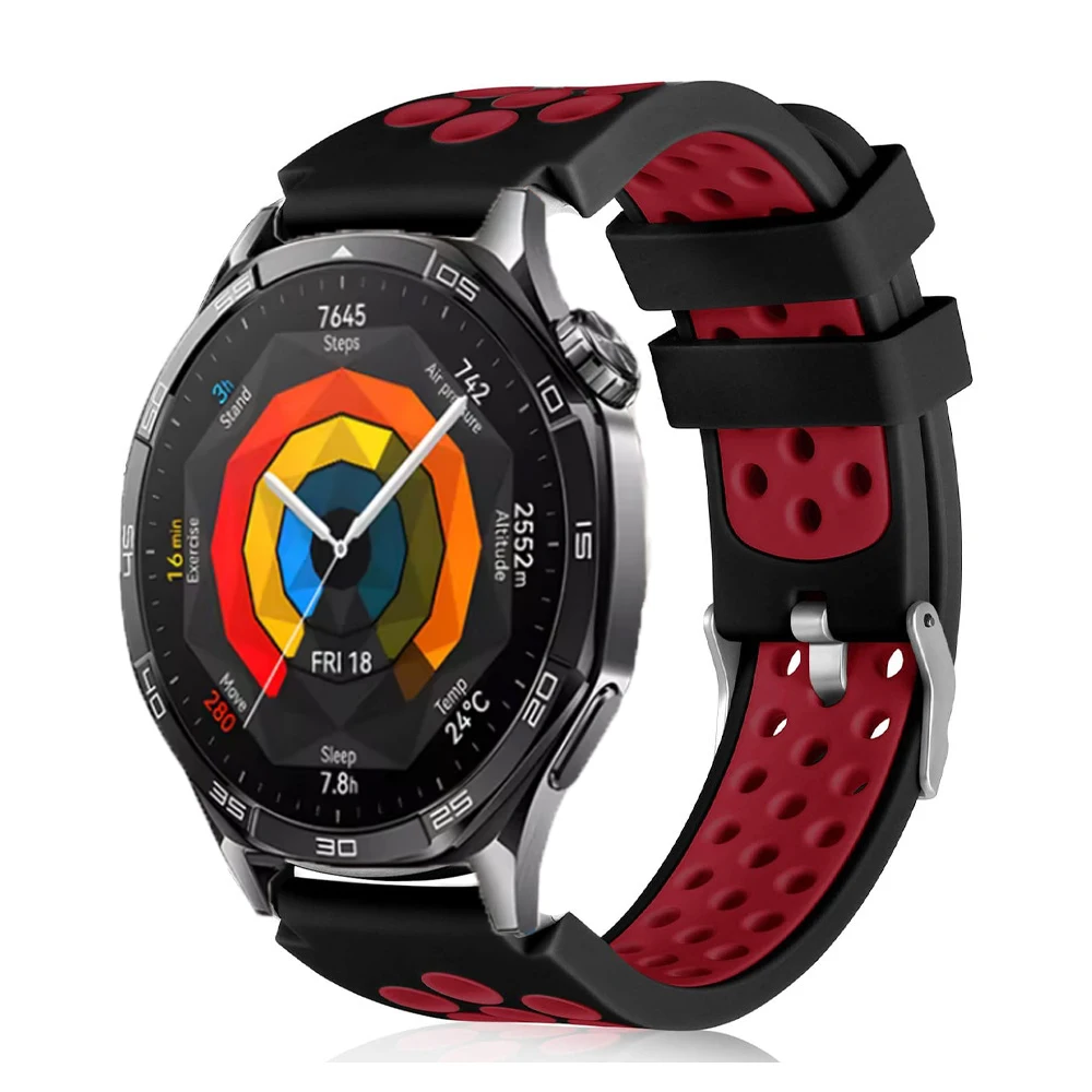22 مللي متر سيليكون حزام لهواوي ساعة 5 GT4 GT3 GT2 2e GT 46 مللي متر الرياضة الفرقة لهواوي ساعة 4 4Pro 3 3Pro حزام الساعات اكسسوارات