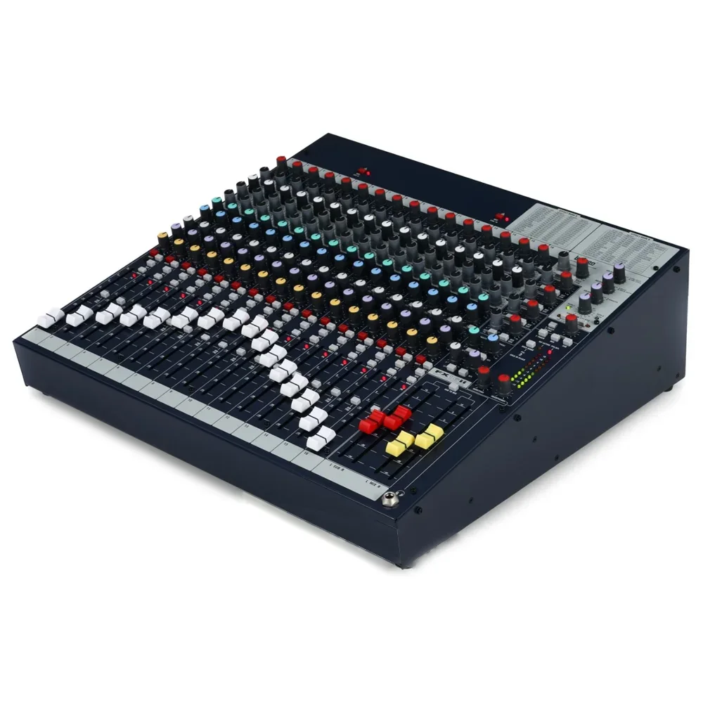 خلاط FX16ii مزود بـ 32 تأثيرًا 3 نطاقات EQ مع نطاق مزيج Swept مخرجين من المجموعة الفرعية معالج تأثيرات رقمي مدمج 24 بت