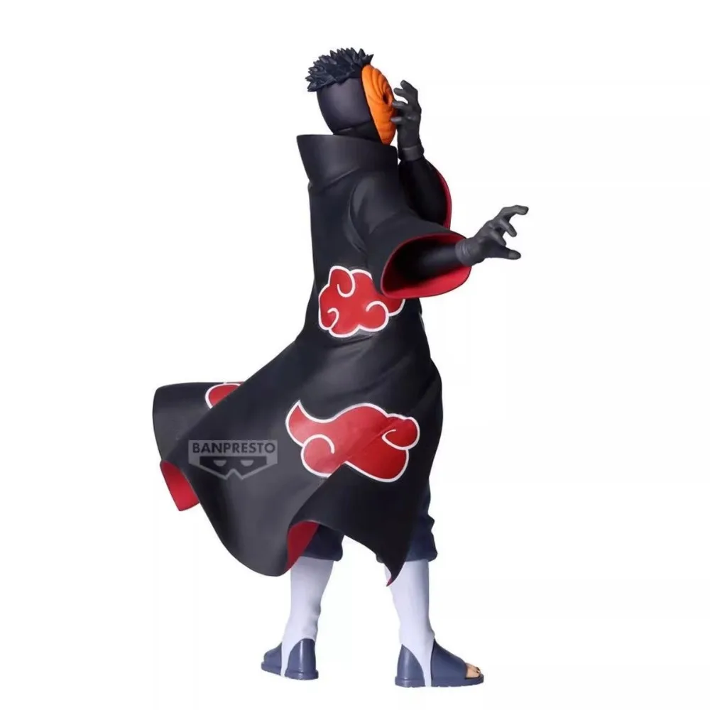 BANPRESTO NARUTO VIBRATION STARS TOBI Naruto Uchiha Obito Anime figura de acción modelo Bandai colección de juguetes regalos para niños en Stock