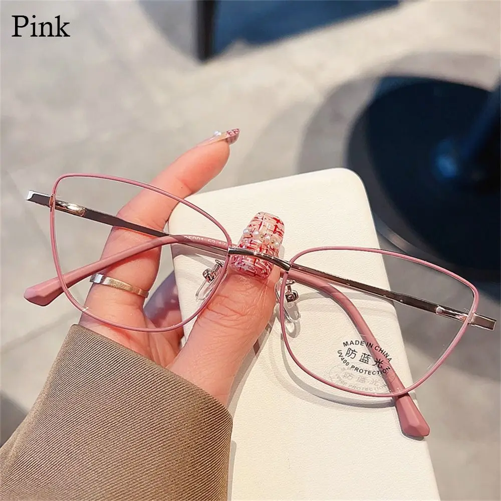 

Trend Big Frame Metal Frame Glasses Ultra-light Vision Care Myopia Glasses Frame Eyeglasses Women Men