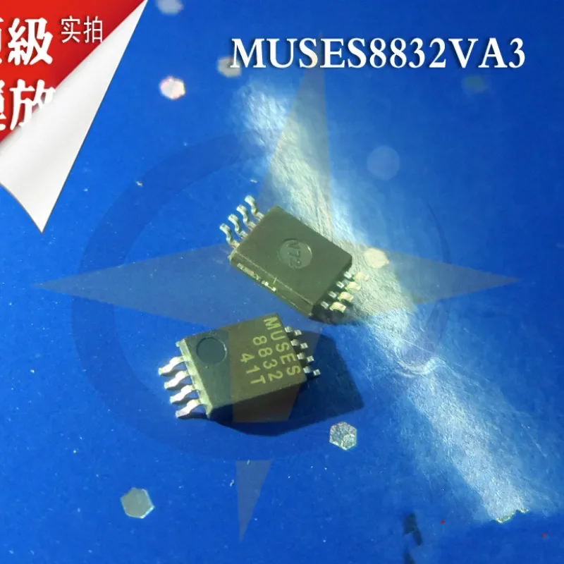 100% New Original MUSES8832VA3 MUSES8832 MUSES 8832 Rail-to-Rail Output, High Quality Audio, Dual Operational Amplifier SSOP-8