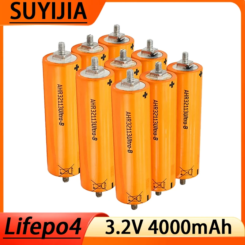 AHR32113 Lifepo4 Rechargeable Lithium Iron Phosphate Power Battery 3.2V 4000mAh 45C Suitable for Electric Vehicle Accessories