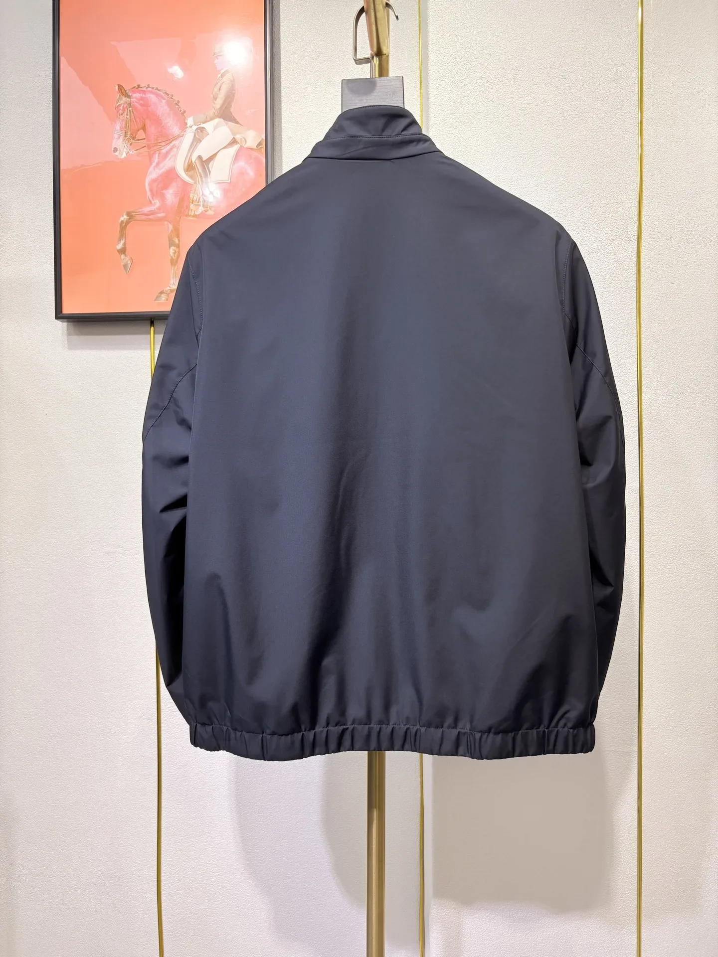 سترة كيتون القديمة ذات النمط القديم على الوجهين وياقة واقفة وبسيطة