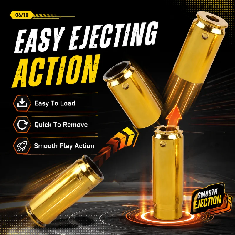 Simulated Gold Plastic Shell Ejecting Components Storage Box Hobby Model DIY Accessories