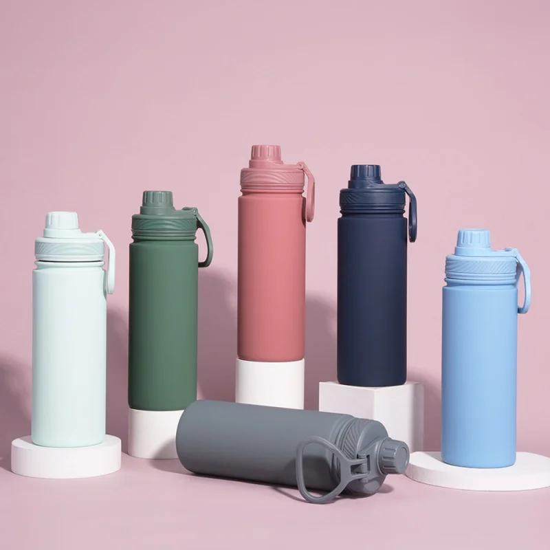 

500ml Insulated Water Bottle With Sports Handle Cover