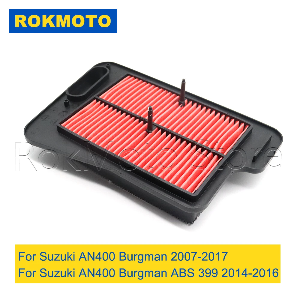 Motorcycle Accessories Air Filter Intake Cleaner Element For Suzuki AN400 AN250 Burgman Skywave 250 400 AN400Z 2007-2016