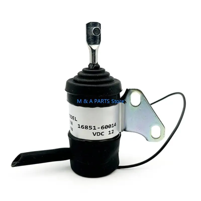 

U1JF High Performances 12V Engine Shut Off Solenoid 1685160014 Machinery Stop Solenoid Designed for Rugged Outdoor Equipment