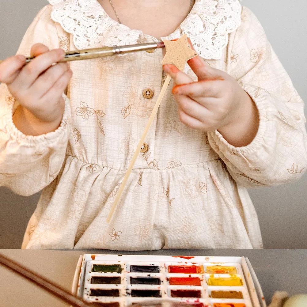 

1 шт. Набор для творчества: неокрашенная деревянная палочка для росписи, аксессуар для ролевых игр