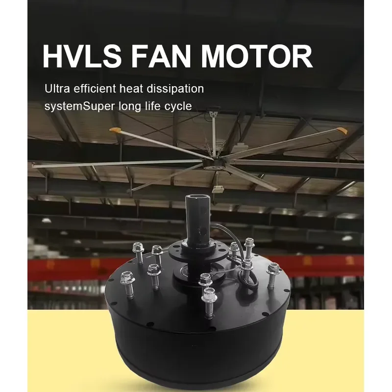 Super Torque Fan Drive System High Power 380v 1800w Pmsm Motor with UL Certificate for Hvls Fans