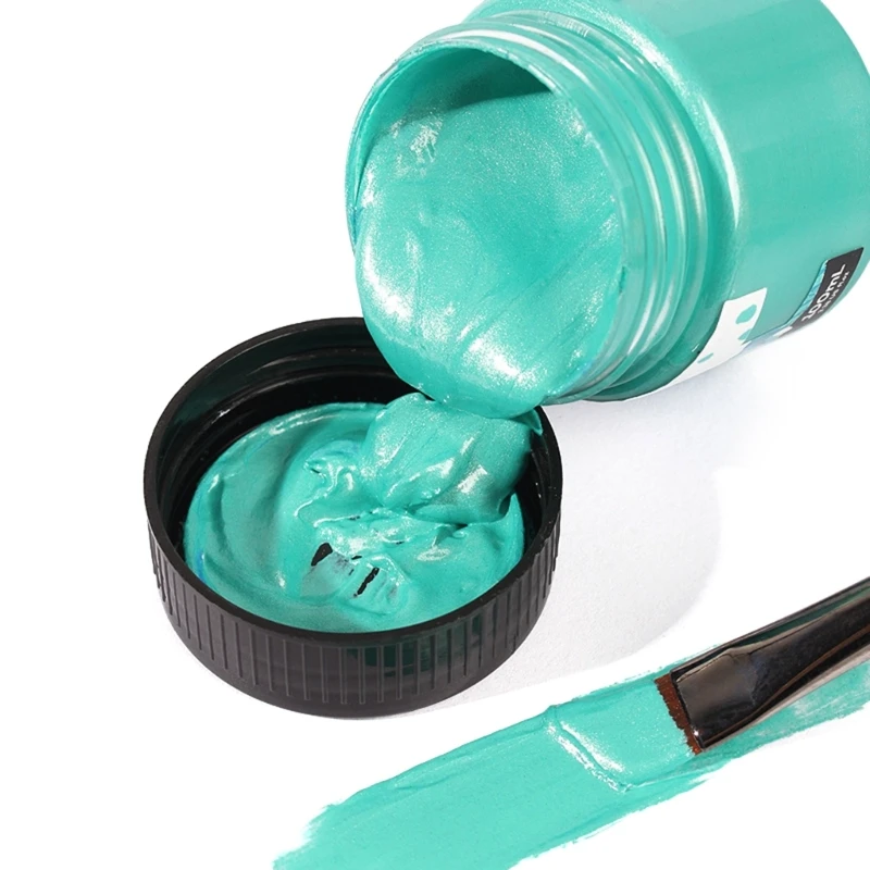 100 мл акрилового цвета, металлические акриловые краски, богатые пигментами, не выцветающие, нетоксичные