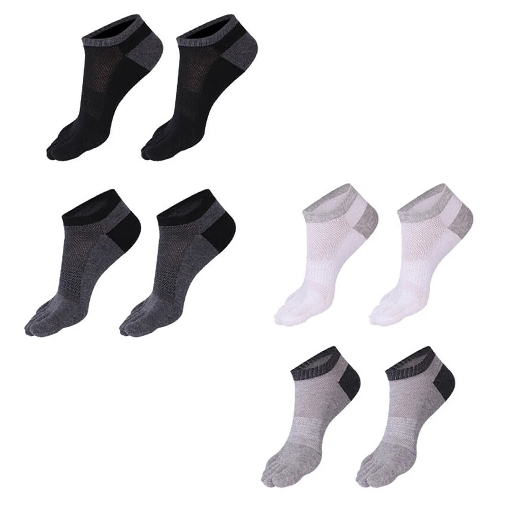 

8 Pcs Summer Winter Five Toe Socks Men and Women Slippers for Man Low Cut Mens Exercise 24X8CM Cotton