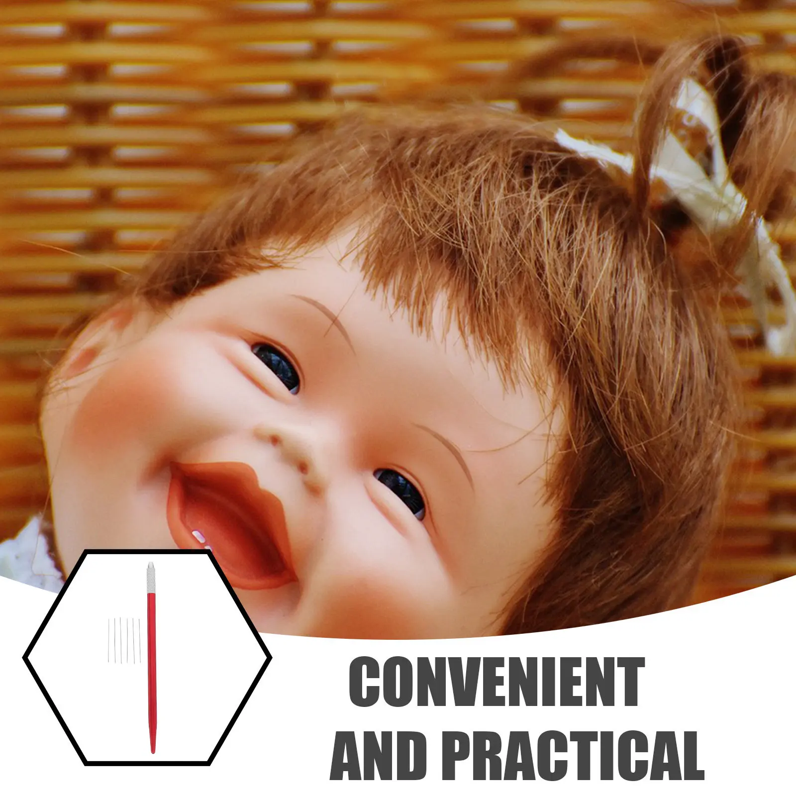 مجموعة أدوات إعادة تثبيت الشعر متعددة الاستخدامات للتطبيق الذاتي، إبر إعادة تثبيت الشعر عالية الدقة لاستبدال الشعر