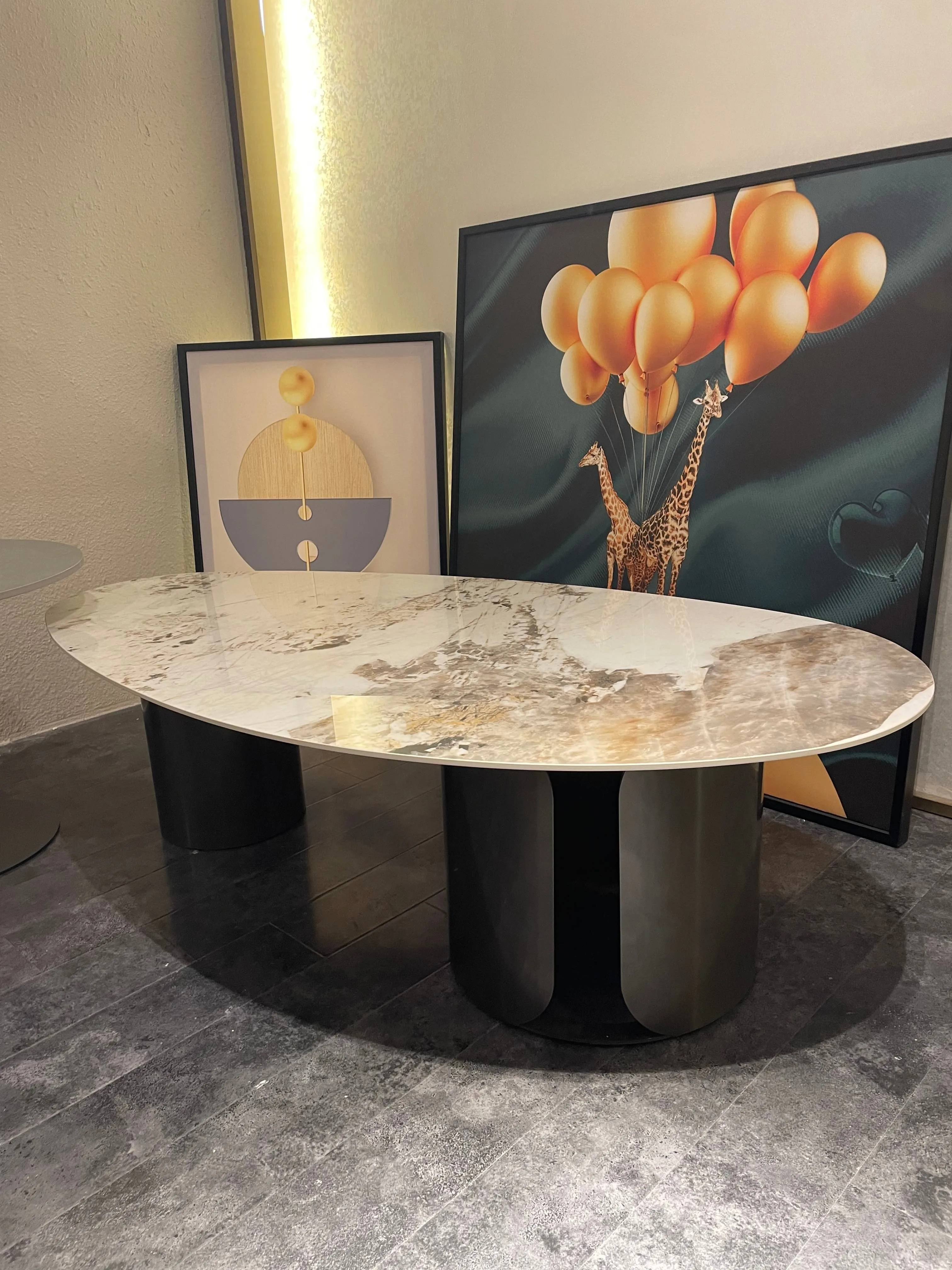 Home Goods Sofa Table Steel Center Table Marble Center Table