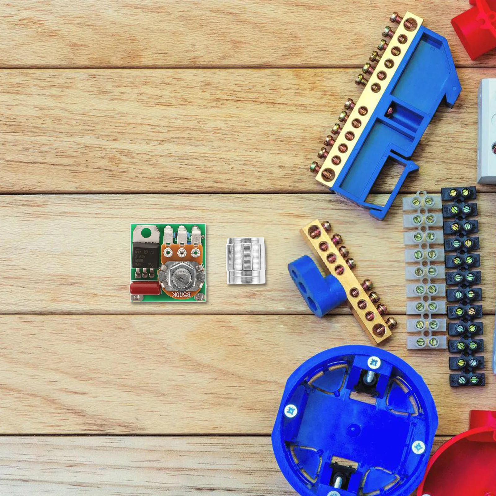 

Reliable Adjustable Dimmer Switch for Bulbs Solid ABS Construction Smooth Rotary Brightness Adjustment Overheat Protection