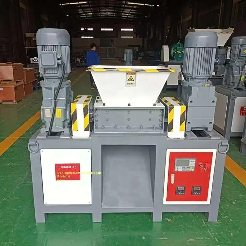 

Waste Fabrics, With Discounts On Shredding And Crushing Small Double Axis Shredder For Household Waste, Woven Bags