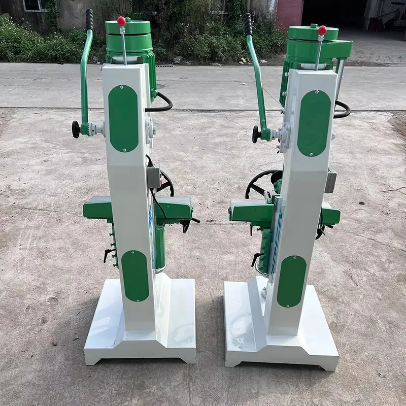 Small wood drilling and tenon opening machine Square hole drilling machine Woodworking square tenon machine