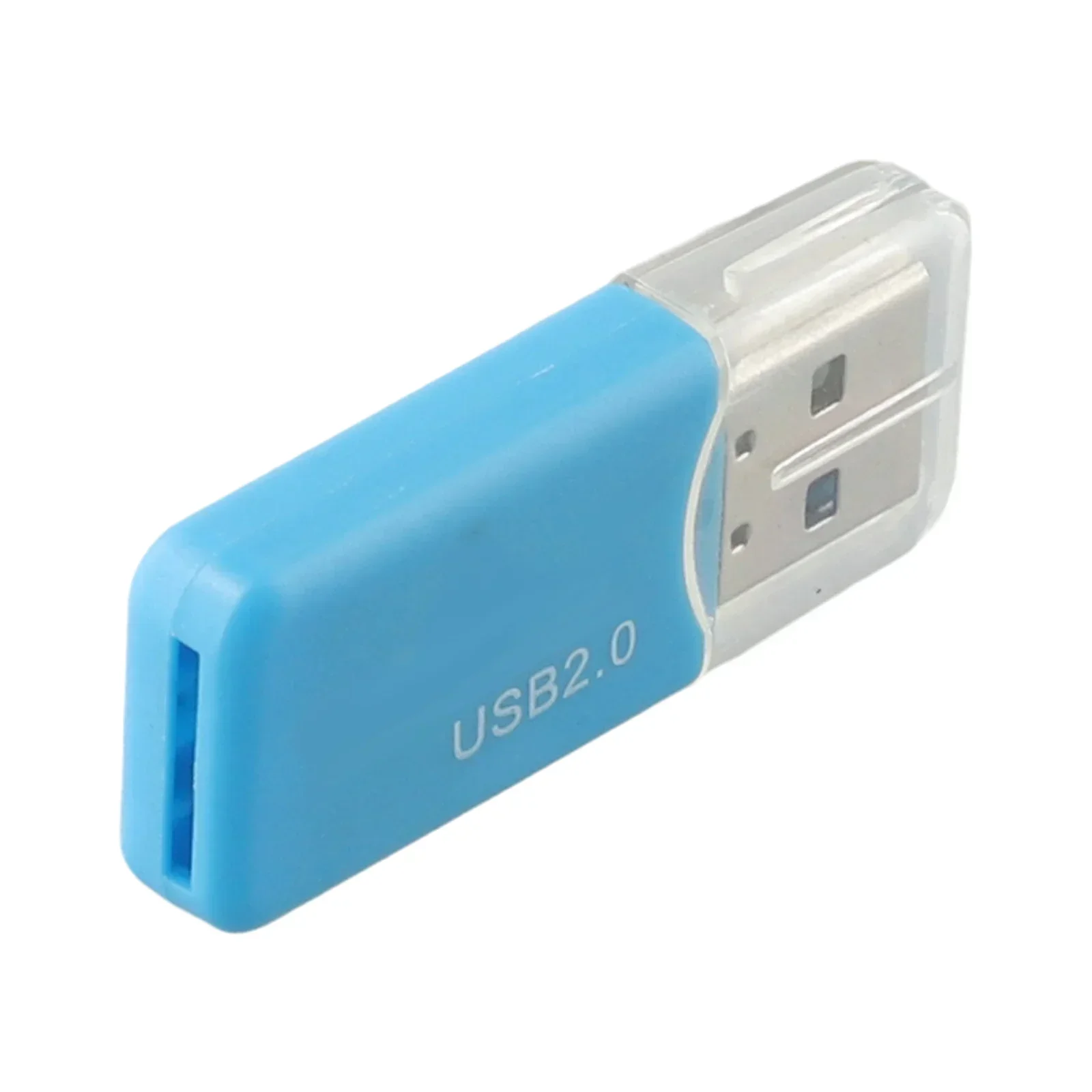 Sleek and Compact Portable Highspeed 2 0 Card Reader USB Interface TF/microSD/Mobile Phone Memory Card Support