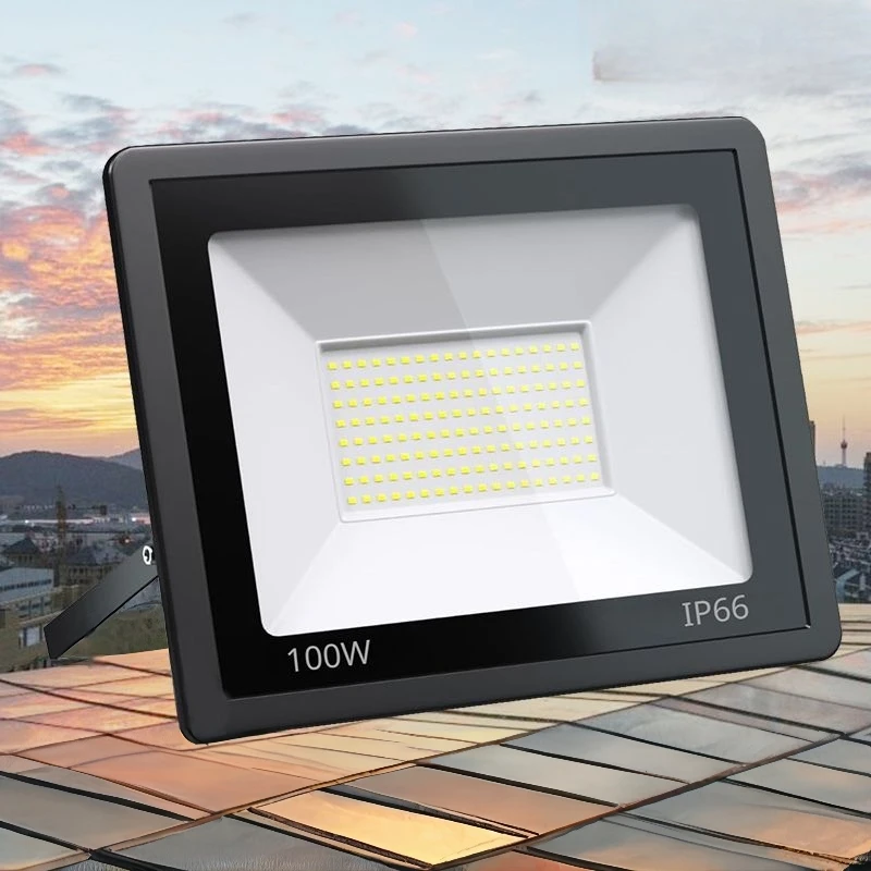 Projecteurs LED extérieurs 10W 20W 30W 50W 100W 150W 200W 300W AC220V AC110V Ultra-lumineux éclairage de Garage de jardin lumière LED extérieure